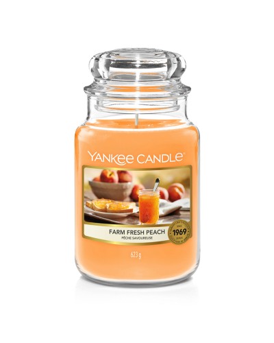 Doftljus Yankee Candle Farm Fresh Peach 623 g