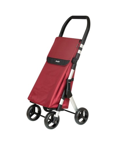 Duett Shopping Trolley: Foldable, Large Capacity, Ideal for Shopping and Organization
