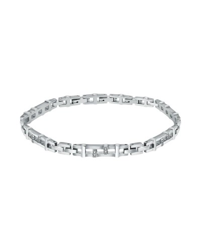 Morellato Herrenarmband Silber SALS68 Glieder Edelstahl
