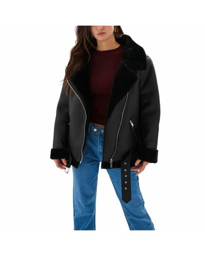 24COLOURS Chaqueta de Mujer Negra - Elegante & Casual
