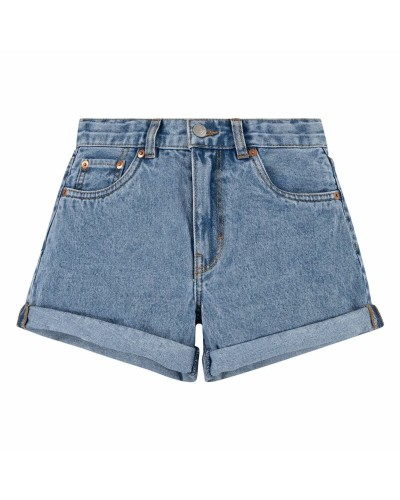 Levi's Jeans Mini Mom Vibe Dunkelblau - Hoher Bund, Bequemer Denim
