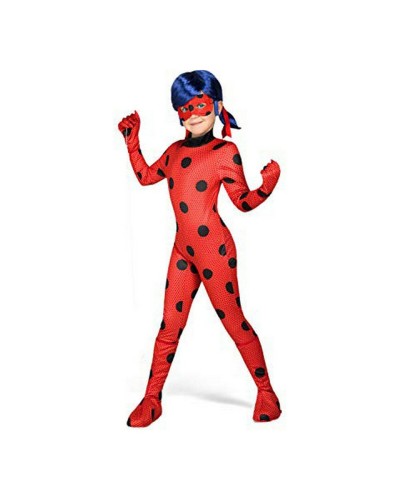 Costume Ladybug Bambina 6-8 Anni - Travestimento Miraculous Coccinella
