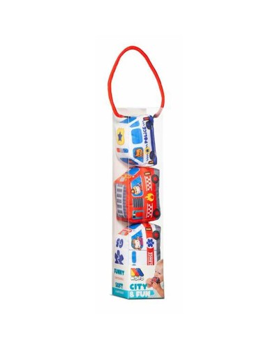 Very Soft Set of 3 First Vehicles for Children - Soft & Safe
