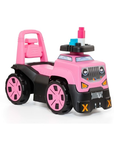 Moltó Cavalcabile 3in1: Wheels & Blocks Rosa - 10 Pezzi (89cm) - Primi Passi
