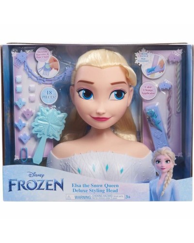 Vauvanukke ja tarvikkeet Frozen Elsa Deluxe Styling Head