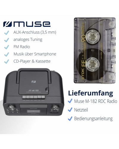 Radio Cassette Muse M182RDC