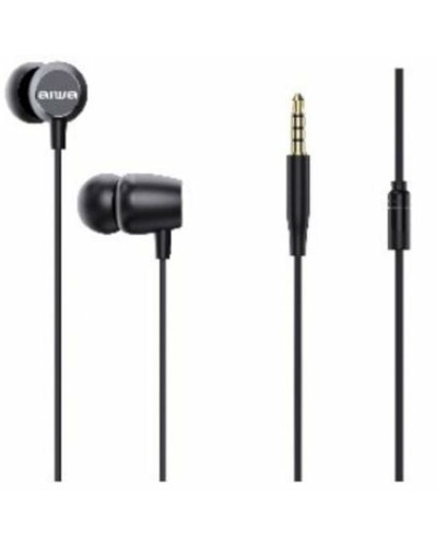 Aiwa ESTM20BK Auriculares Estéreo In-Ear con Micrófono - Negro
