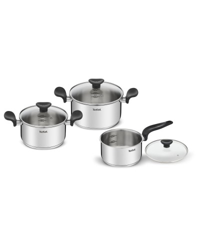 Tefal B554S744 Ingenio Emotion - 3-teiliges Set Antihaft-Töpfe mit abnehmbarem Griff
