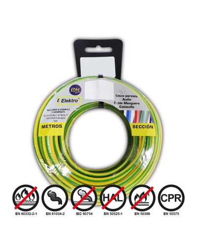 Koaxial TV-antenn EDM 15 m 1,5 mm