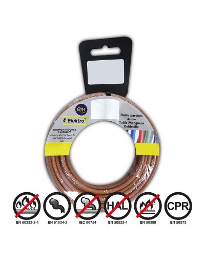 TV Antenni koaksaalikaapeli EDM 10 m 2,5 mm