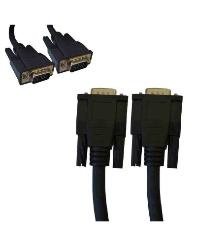 EDM SVGA Cable 1.8m Black - PC Monitor, High Resolution Projector
