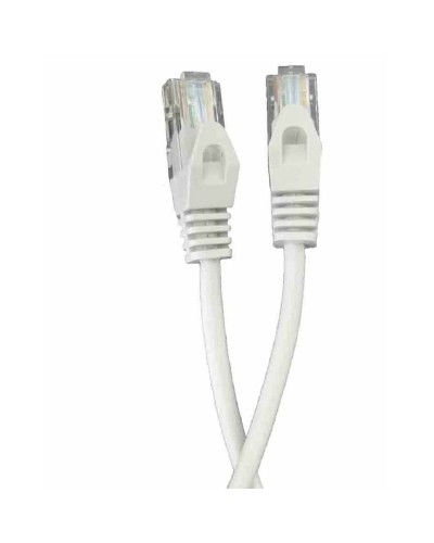 Cable de Red Rígido UTP Cat5e EDM Blanco 5m - Conexión a Internet Rápida
