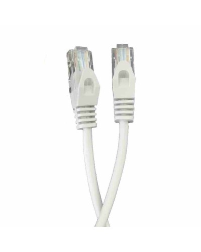 Câble Réseau EDM Cat5e Rigide UTP - Blanc, Excellente Connexion de Données (80 chr)
