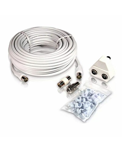 Philips SWV2209W/10 Coaxial TV Antenna Cable Copper 15m High Quality
