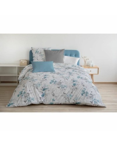 Täckslagsset HOME LINGE PASSION POMPADOUR Blå/Vit