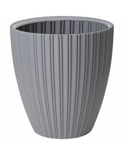 Gartenvase Fancy Grau, Polyethylen 40x42 cm - Modernes Design
