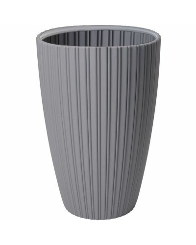 Pot de jardin ID Fancy Gris, Polyéthylène 40x58 cm - Design Moderne
