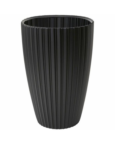 Pot de jardin ID Fancy Noir 40x58cm - Design Moderne Polyéthylène
