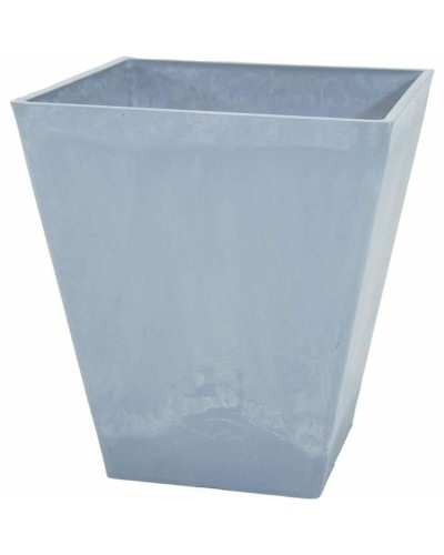 Pot de fleurs Ecostone Mega Collections Square Gris 48x57cm - Jardinière Design
