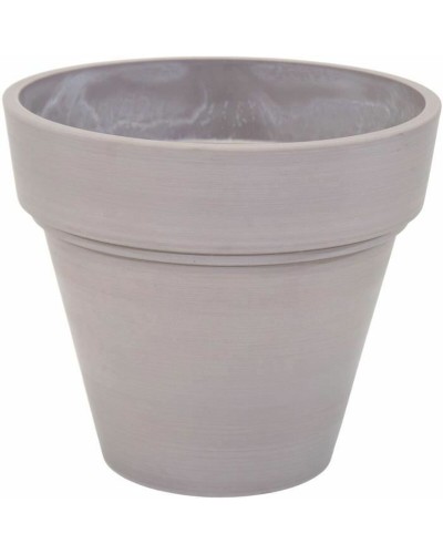 Mega Collections Vase Ecostone Marron Taupe 55x51 cm - Pot de Fleurs Design
