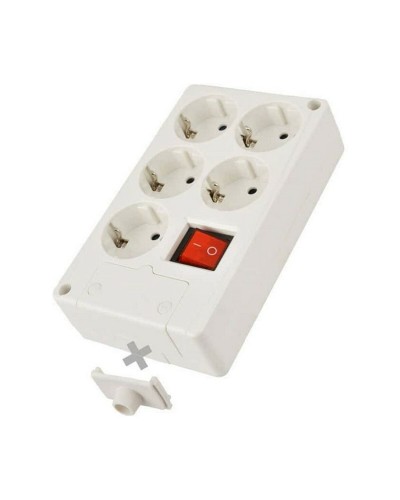 Förgreningslist 5 Tomas med Brytare Solera 8105il 3500 W 16 A