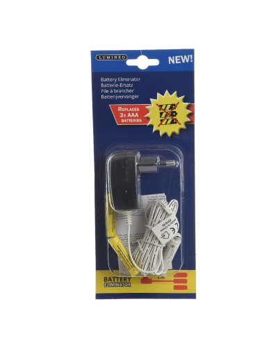 Lumineo Alimentador Batería 4.5V - Interior, 3xAAA - Transformador Universal
