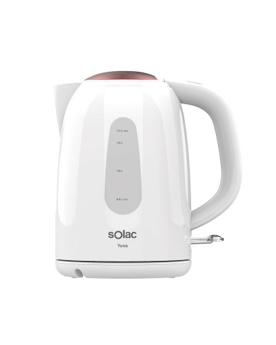 Solac Bollitore Elettrico 2200W Rosso Bianco - Rapido e Potente
