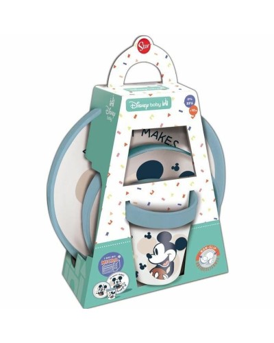 ThermoBaby Set Pappa Mickey Mouse: Piatto, Tazza, Ciotola
