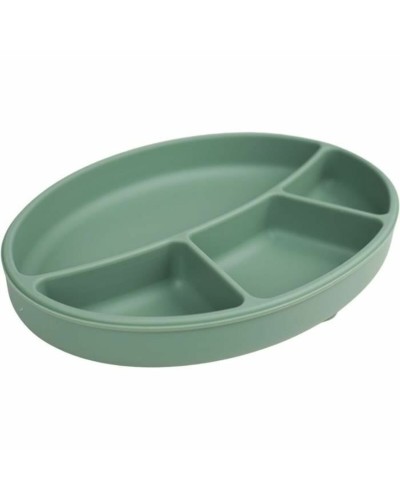 Plato ThermoBaby Destete Antideslizante con Ventosa - Ideal Primeras Papillas
