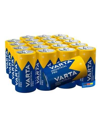 Varta Industrial Pro LR14 Batterie Alcaline C 1.5V - Pacco 20 Unità
