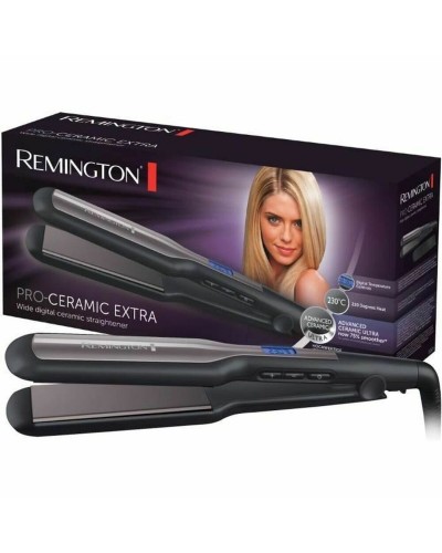Remington Pro Ceramic Extra S5525 - Haarglätter 110mm Schwarz - Schnelles Glätten

