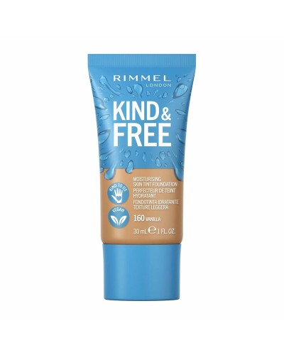 Rimmel London Kind & Free - Base de Maquillaje Cremosa Vanilla 160 (30ml) - Efecto Natural
