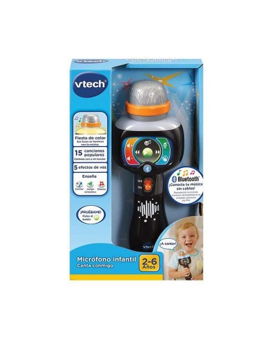 VTech Chante Avec Moi ! Microphone Karaoké Enfant - Effets Sonores & Lumières

