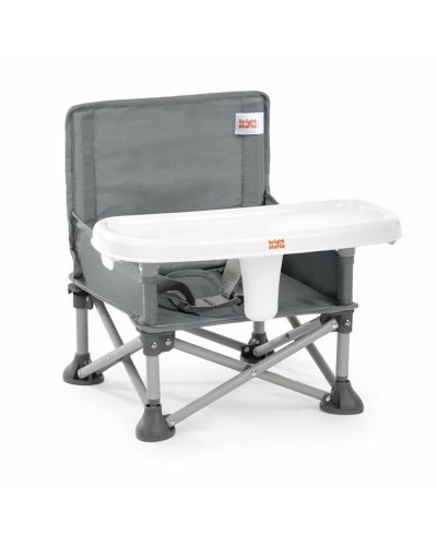 Bright Starts Pop 'N Sit Tragbarer Sitzerhöher Grau
