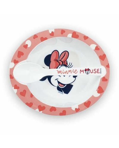 ThermoBaby Set Comida Minnie: Bol + Cuchara Microondas (Ideal Destete)
