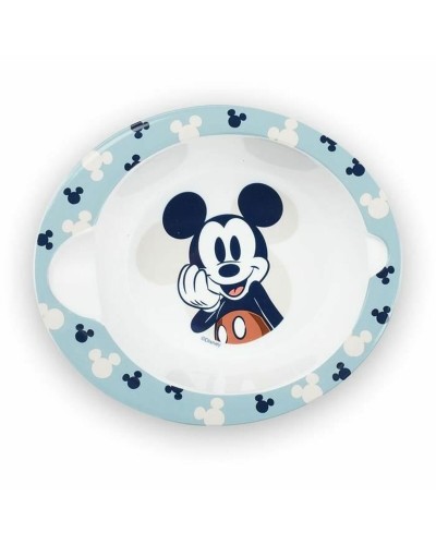 ThermoBaby Set Repas Micro-ondes Mickey : Bol + Cuillère - Idéal Sevrage
