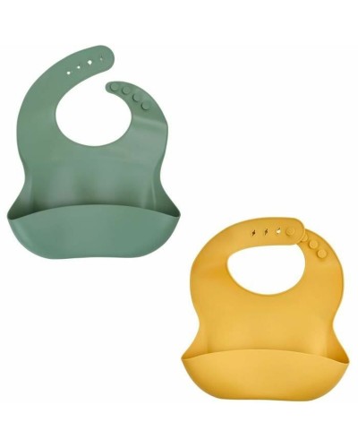 ThermoBaby Bavoir Imperméable avec Poche Récupératrice
