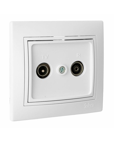 Solera Presa TV Coaxial ERP46U - Módulo TV/SAT Antena, Alta Calidad
