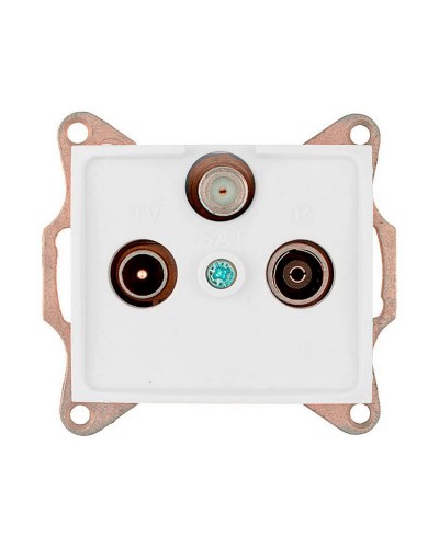 Solera TV Coaxial Socket - Compact Module for 48mm Box
