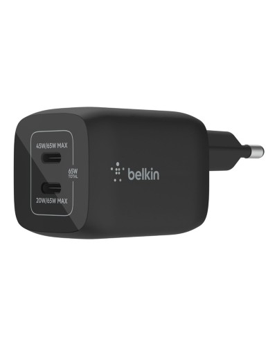 Väggladdare Belkin Svart 65 W