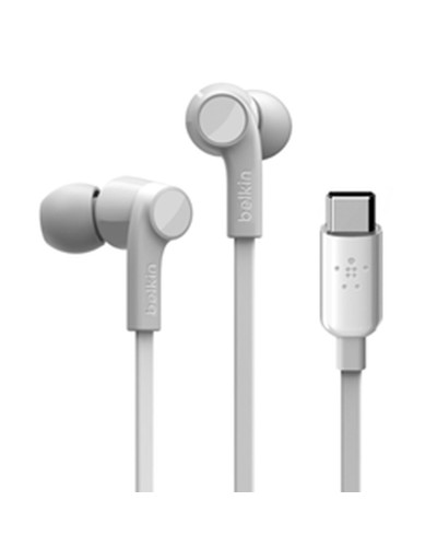 Auriculares con Micrófono Belkin G3H0002BTWHT Blanco