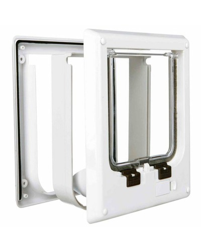 Trixie Bianca Cat Flap - Plastic, 21x24cm - Cat Flap Door
