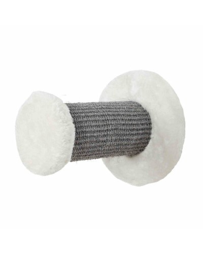 Trixie Rascador para Gatos Blanco Gris Ø18cm - Árbol de Juego y Descanso
