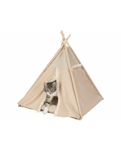 Trixie Tierbett Beige: Weich, Bequem 55x65x55cm
