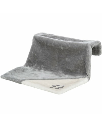 Trixie Cama para Mascotas: Gris Claro, 45x24x31cm - Acogedora Caseta
