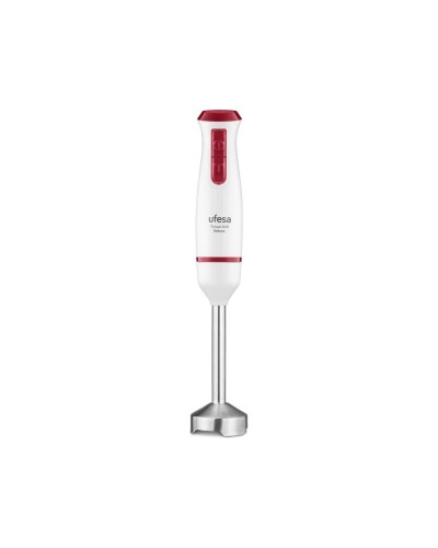 UFESA Mixeur Plongeant 600W, Blanc et Rouge - Puissant et Polyvalent
