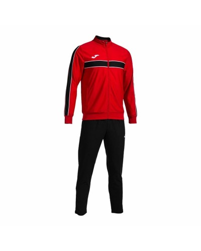 Aikuisten verryttelypuku Joma Sport Victory Musta Punainen Lasten Miehet 2 Kappaletta