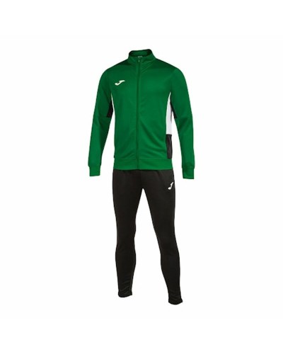 Joma Danubio II Tuta Sportiva Adulto Nero/Verde - Allenamento e Tempo Libero

