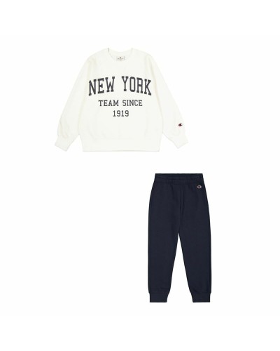 Conjunto Deportivo Completo Champion Adulto Blanco - 2 Piezas - Entrenamiento y Fitness
