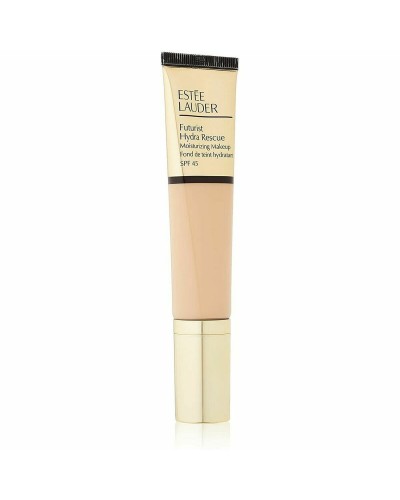 Flytande makeupbas Estee Lauder Futurist Hydra Rescue Nº 1W2-sand Svart Beige Spf 45